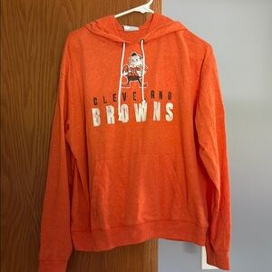 Women’s Nike Orange Pullover Hooded Tee